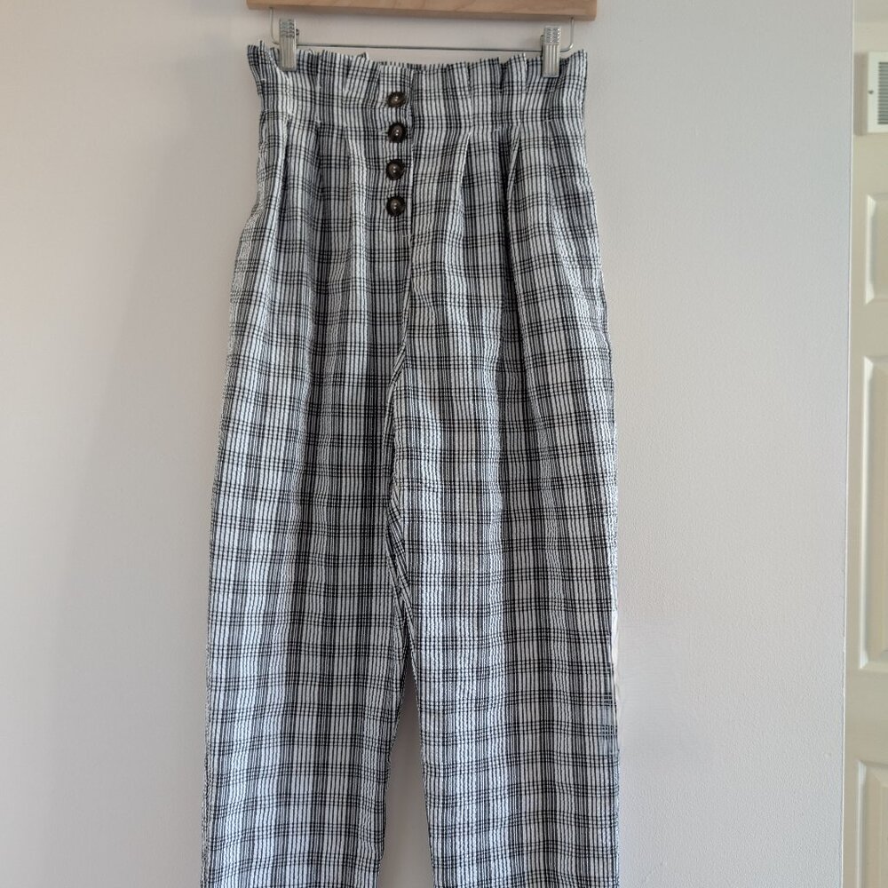 3/$30 Lightweight plaid trousers